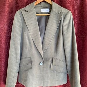 Calvin Klein Single-Button Blazer and Pants Suit Women's Size 8